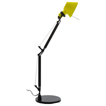 Artemide Tolomeo Micro Max Table Lamp | with Base, Yellow