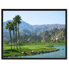 West Palm Springs Golf Course Photo Print on Canvas with Picture Frame, 28"x37"