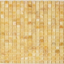 Bestview Stone Mosaic 5/8" x 5/8" Polished Pineapple Onyx 203125 - Tile