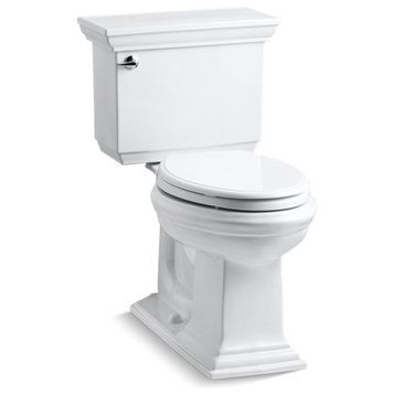 Memoirs Stately Comfort Height 2-Piece Elongated 1.28 GPF Toilet, White