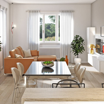 SOGGIORNO CON CUCINA OPEN SPACE