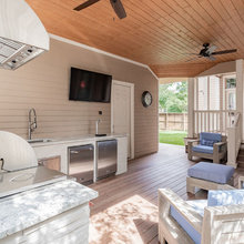 outdoor fireplace