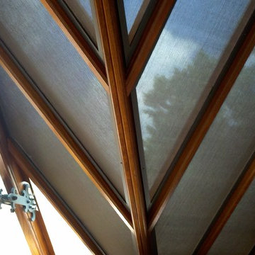 Main Line Conservatory (Fixed Solar Screens & Lutron Motorized Roller Shades)