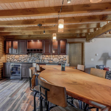 Log Home Custom Kitchen