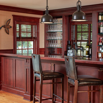 Bar Room rich in millwork