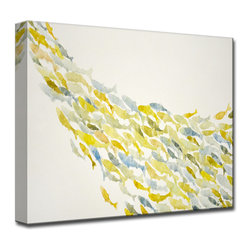Ready2HangArt - Ready2Hangart 'Down Pour' By Norman Wyatt, Jr. Canvas Art , 16" Hx12" W - Prints And Posters