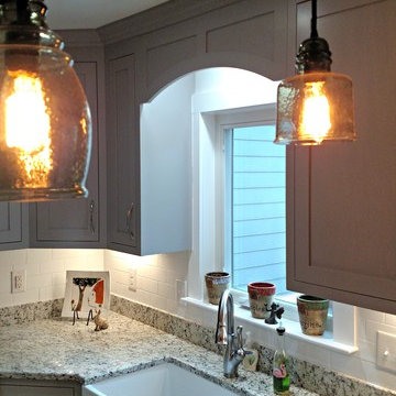 Traditional Gray Kitchen Renovation in Raleigh, NC