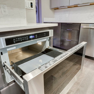 Contemporary Kitchen & Aquarium Design Falls Church, VA