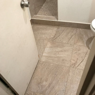 Beige Bathroom Remodel