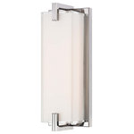 George Kovacs - George Kovacs Cubism LED Wall Sconce P5219-077-L - LED Wall Sconce from Cubism collection in Chrome finish. Number of Bulbs 1. Max Wattage 20.00. No bulbs included. No UL Availability at this time.
