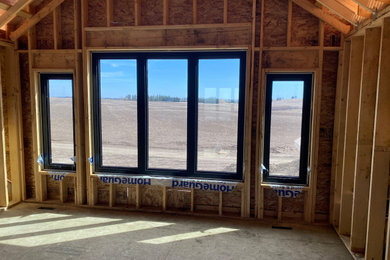 New home framing Watt Family