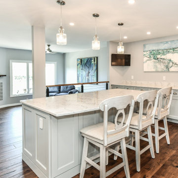 Reston Lakefront Townhome Transitional First Floor