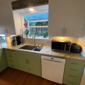 Kitchen Remodel 2024 Oakland/ white and light green