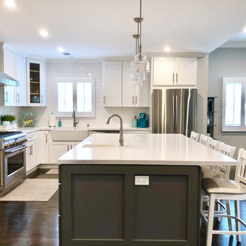 Complete Kitchen Remodel and Living Room Addition to an Existing Home; Installat