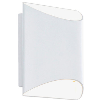 WAC Lighting WS-55206-35 Duet 2 Light 6" Tall LED Wall Sconce - - White