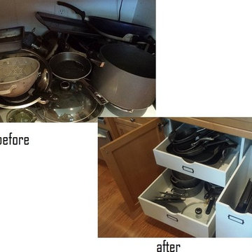 Custom Kitchen Storage - Uptown Condo