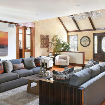 Rustic Modern Living Space