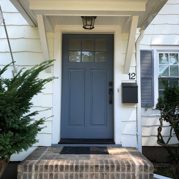 West Caldwell Front Door Replacement - Before and After