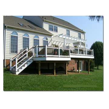 Elevated Trex® Deck with Railing – North Charleston, SC