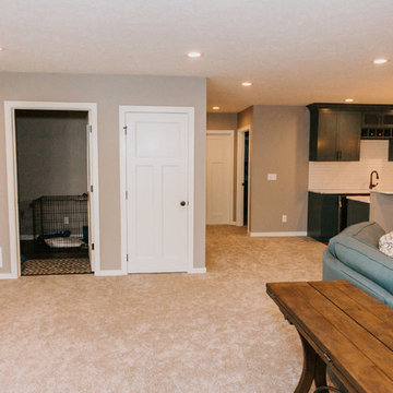 Placid Lake Transitional Basement Remodel