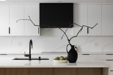 Inspiration for a contemporary home design remodel in Vancouver