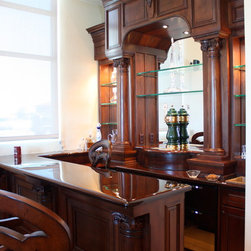 Office Bar - Indoor Pub And Bistro Tables