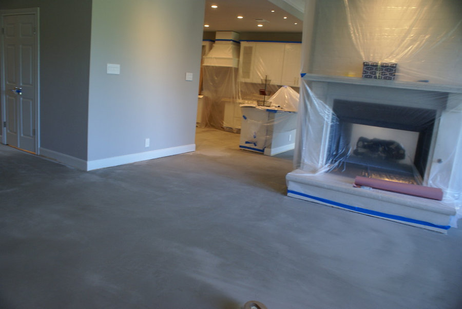 Westlake dark wood floors