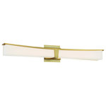 George Kovacs - Plane LED Bath, Honey Gold - Stylish and bold. Make an illuminating statement with this fixture. An ideal lighting fixture for your home.