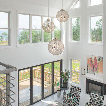 The Farmhouse View from Loft-Design by Dawn D Totty Design Jasper Highlands, TN