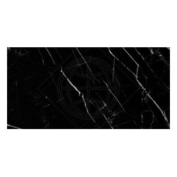 marblesystems - Black Polished Marble Tiles 2 3/4" x 5 1/2" x 3/8" - Tile
