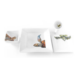 Out of the Blue Turtle Collection 4 piece place setting - Products