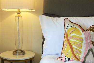 Photo of a contemporary bedroom in Buckinghamshire.