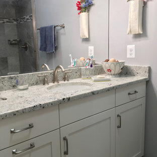 Updated Bathroom with Colonial White Granite