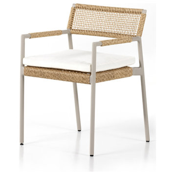 Niles Outdoor Dining Armchair-Natural