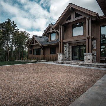 Timber frame - St-Donat