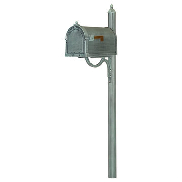 Berkshire Curbside Mailbox with Richland Mailbox Post
