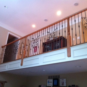 New Rail w/ Tuscan Iron Balusters in Woolwich Twp.