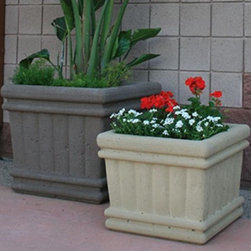 Gardenia Square Planter - Outdoor Pots And Planters