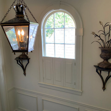 Interior raised panel shutters in Buckhead