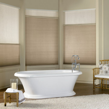 Bring Style and Texture to Your Room with Two-Tone Cellular Shades