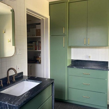 Green Bathroom/Utility Room Renovation