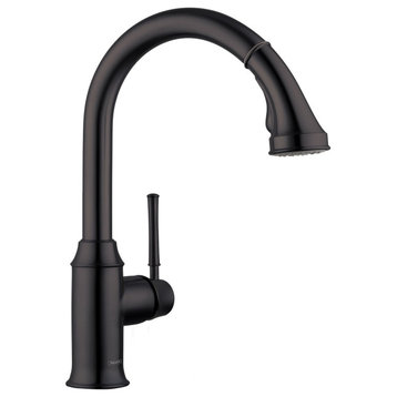 Hansgrohe 04215 Talis C 1.75 GPM Pull Down Kitchen Faucet HighArc - Matte Black