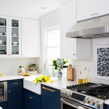 Navy & White Dream Kitchen