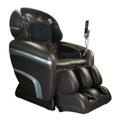 Osaki OS-7200CR Zero Gravity Massage Chair in Brown and Black - Massage Chairs
