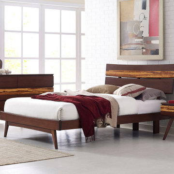 Azara Platform Bed, Sable