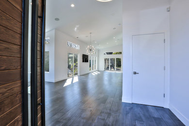 Inspiration for a modern entryway remodel in San Francisco
