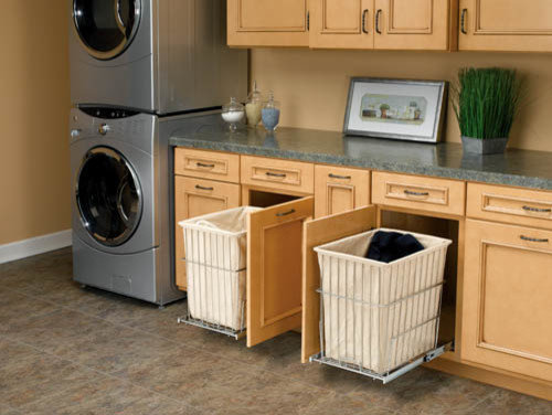 Best Pull-Out Laundry Hampers Design Ideas & Remodel Pictures | Houzz - SaveEmail. Tailored Living featuring PremierGarage. 10 Reviews. Pull-Out  Laundry Room Hampers