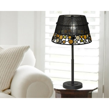 Pasqual Mesh Tiffany-Style Table Lamp