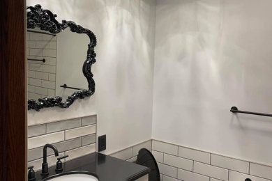 Example of a trendy bathroom design in Other