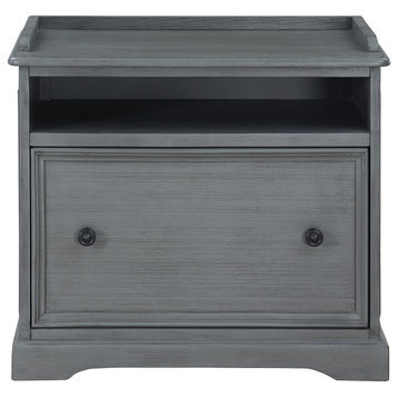 Country Meadows File Cabinet, Plantation Gray